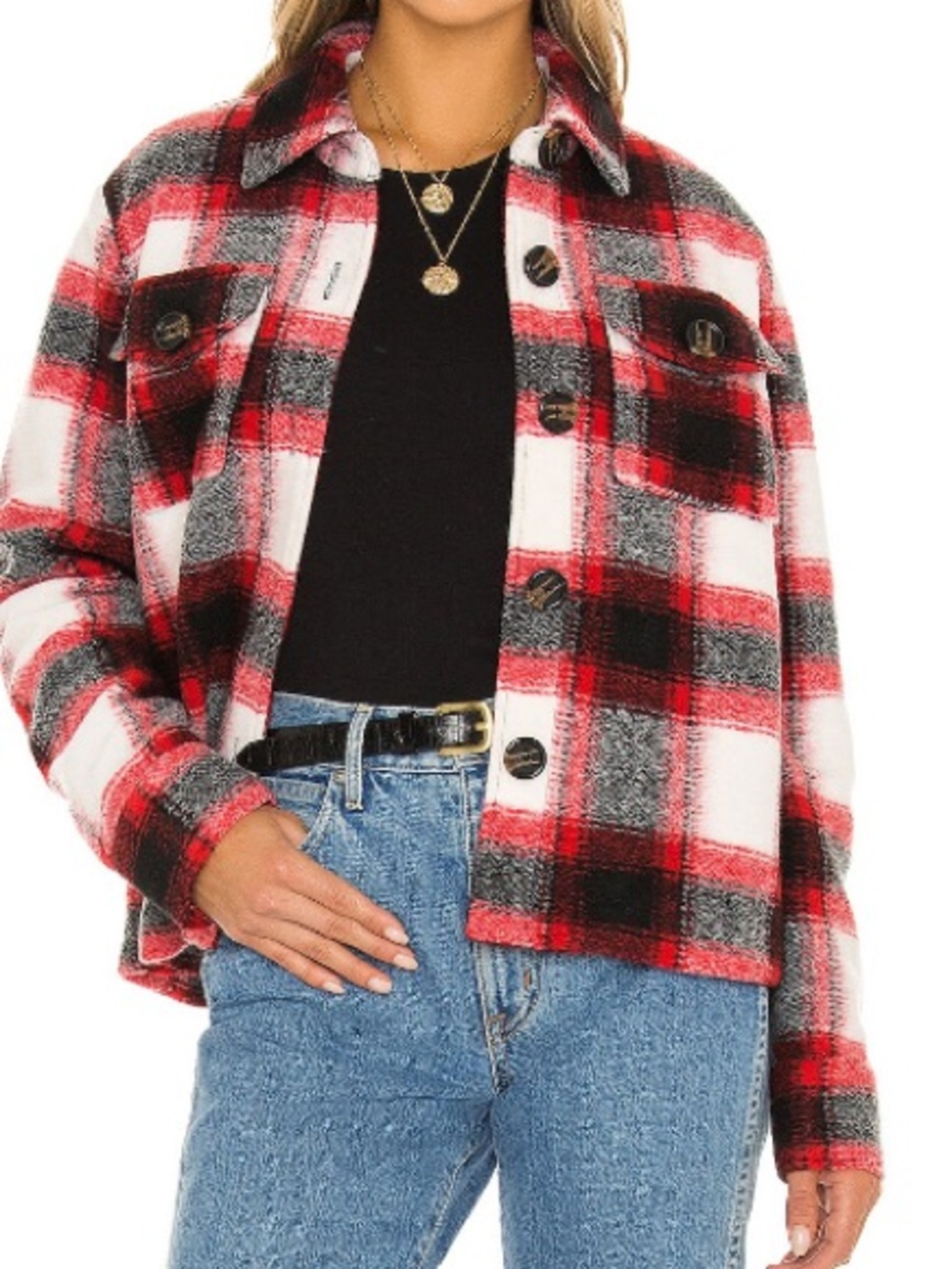 steve madden • hot work shacket XS